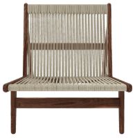 Billede af GUBI MR01 Initial Lounge Chair SH: 33 cm - Walnut 