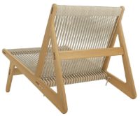 Billede af GUBI MR01 Initial Lounge Chair SH: 33 cm - Oak