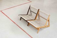 Billede af GUBI MR01 Initial Lounge Chair SH: 33 cm - Oak