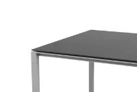 Billede af Cane-line Outdoor Pure Havebord 100x100 cm - Light Grey/Nero Black Ceramic