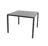 Billede af Cane-line Outdoor Pure Havebord 100x100 cm - Lava Grey/Basalt Grey Ceramic