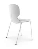 Billede af Eva Solo Combo Polstret Spisebordsstol SH: 45 cm - White/Joint 600