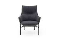 Billede af Wendelbo Aloe High Back Chair SH: 40 cm - Monta col. 8/Black Powder Coated Steel
