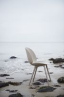 Billede af GUBI Beetle Outdoor Dining Chair SH: 45 cm - Alabaster White