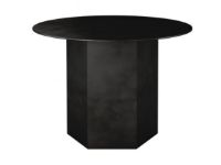 Billede af GUBI Epic Coffee Table Ø: 60 cm - Midnight Black Steel 