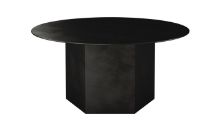 Billede af GUBI Epic Coffee Table Ø: 80 cm - Midnight Black Steel
