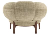 Billede af GUBI Croissant Lounge Chair SH: 46 cm - Walnut / Dedar Smila 