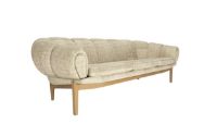 Billede af GUBI Croissant Sofa SH: 46 cm - Oak / Dedar Smila 