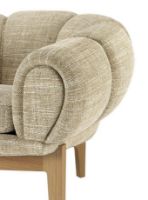 Billede af GUBI Croissant Sofa SH: 46 cm - Oak / Dedar Smila 