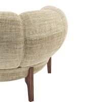 Billede af GUBI Croissant Sofa SH: 46 cm - Walnut / Dedar Smila  