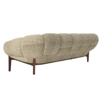 Billede af GUBI Croissant Sofa SH: 46 cm - Walnut / Dedar Smila  