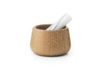 Billede af Normann Copenhagen Craft Mortar & Pestle Ø: 13 cm - White Marble/Oak 
