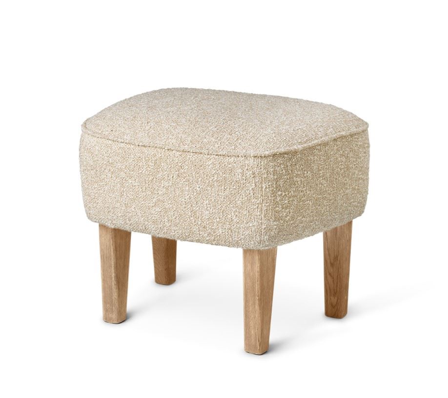 Billede af Audo Copenhagen Ingeborg Signatur Fodskammel H: 38 cm - Sacho Zero Boucle 001/Eg