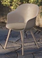 Billede af GUBI Beetle & Bat Outdoor Seat Cushion - Heather Beige