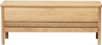 Billede af Form & Refine A Line Storage Bench 111 B: 111 cm - White Oiled Oak