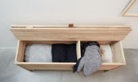 Billede af Form & Refine A Line Storage Bench 111 B: 111 cm - White Oiled Oak