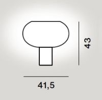 Billede af Foscarini Buds 2 Bordlampe H: 43 cm - Varm Hvid