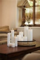 Billede af Sirius Sille Genopladelige Stearinlys H: 15 cm - Hvid 