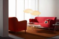 Billede af Swedese Flower Mono Sofabord 66x62x45 cm - Hvidlakeret Ask/Hvid Stål