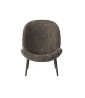 Billede af Vipp 466 Lodge Lounge Chair H: 91,5 cm - Dark Oak/Curly Umber 07