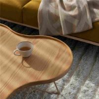 Billede af Swedese Flower Mono Sofabord 90x84x39 cm - Eg Natur Lak/Krom