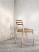 Billede af Vipp 481 Cabin Chair SH: 45,5 cm - Light Oak w/ Sand Leather