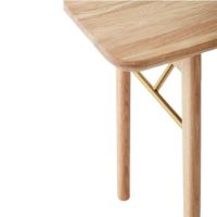 Billede af Skovby SM833 Trepersoner Bænk L: 170 cm - Hvidolieret Eg