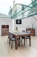 Billede af Skovby SM923 Vitrineskab 98 x 136 cm - Olieret Valnød 