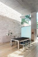 Billede af Skovby SM914 Vitrineskab 50x200 cm - Hvidolieret Eg