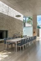 Billede af Skovby SM914 Vitrineskab 50x200 cm - Hvidolieret Eg