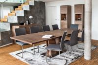 Billede af Skovby SM914 Vitrineskab 50x200 cm - Olieret Valnød