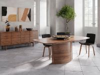 Billede af Skovby SM116 Spisebord 142x102 cm - Lakeret Valnød