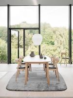 Billede af Skovby SM119 Spisebord 192x102 cm - Hvidolieret Eg/Sort Nanolaminat