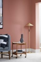 Billede af Brdr. Krüger Bølling Bakkebord m. 2 bakker Ø: 50 cm - Sortmalet Eg/Sort og Hvid