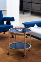 Billede af Brdr. Krüger Bølling Bakkebord m. 2 bakker Ø: 60 cm - Olieret Eg/Water 