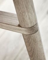 Billede af Haslev Opus Kvadratisk Sofabord 56x56 cm - Hvidolieret Eg 