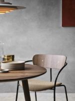 Billede af &Tradition SK3 In Between Dining Table Ø: 90 cm - Oiled Walnut