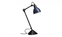 Billede af DCW Editions Lampe Gras N205 Bordlampe Rund H: 59cm - Sort/Blå