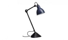 Billede af DCW Editions Lampe Gras N205 Bordlampe Rund H: 59cm - Sort/Blå