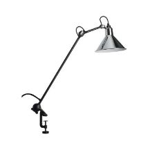 Billede af DCW Editions Lampe Gras N201 Bordlampe m. Klemme Konisk H: 59cm - Sort/Krom