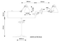 Billede af DCW Editions Lampe Gras N317 Bordlampe Rund H: 65cm - Sort/Sort