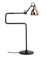 Billede af DCW Editions Lampe Gras N317 Bordlampe Rund H: 65cm - Sort/Kobber