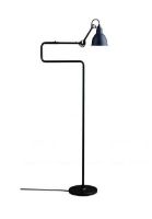 Billede af DCW Editions Lampe Gras N411 Gulvlampe Rund H: 121cm - Sort/Blå