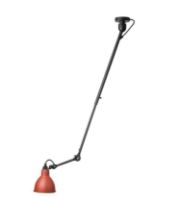 Billede af DCW Editions Lampe Gras N302 Pendel Rund H: 92cm - Sort/Rød