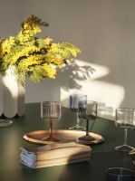 Billede af HAY Tint Wine Glass 2 Stk. 0.25 Liter - Grey OUTLET