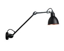 Billede af DCW Editions Lampe Gras N304L40 Væglampe Rund H: 40cm - Sort/Sort/Kobber