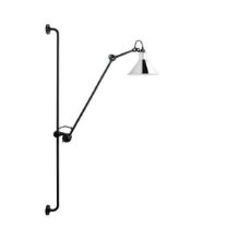 Billede af DCW Editions Lampe Gras N214 Væglampe Konisk H: 120cm - Sort/Krom