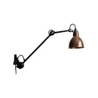 Billede af DCW Editions Lampe Gras N222 Væglampe Rund H: 40cm - Sort/Rå Kobber