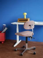 Billede af Montana Kevi 2534U Fuldpolstret Kontorstol SH: 40-53  cm - Re-wool 648/Blankpoleret Stel