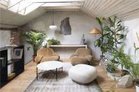 Billede af GUBI Paavo Tynell 9602 Floor Lamp H: 153,5 cm - Wicker / Brass

